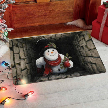 Weihnachtlich dekorative Fußmatte
