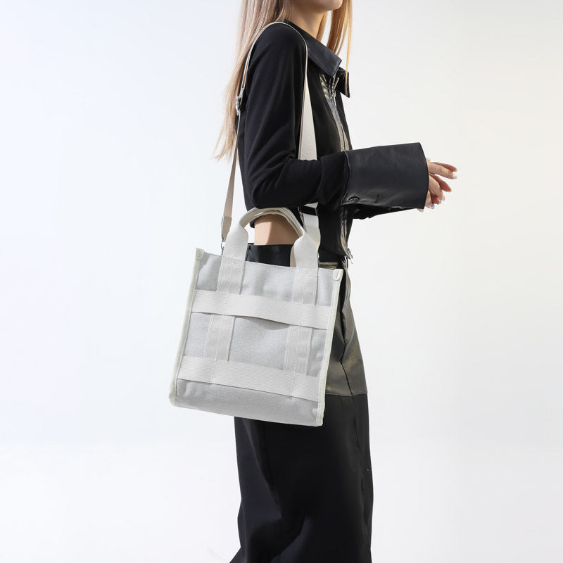 Vielseitige Canvas Schultertasche Brehn