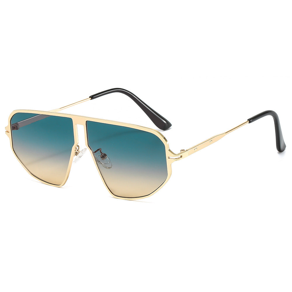 Damen auffällige Sonnenbrille im hexagonalen Design Brehn