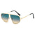 Damen auffällige Sonnenbrille im hexagonalen Design Brehn