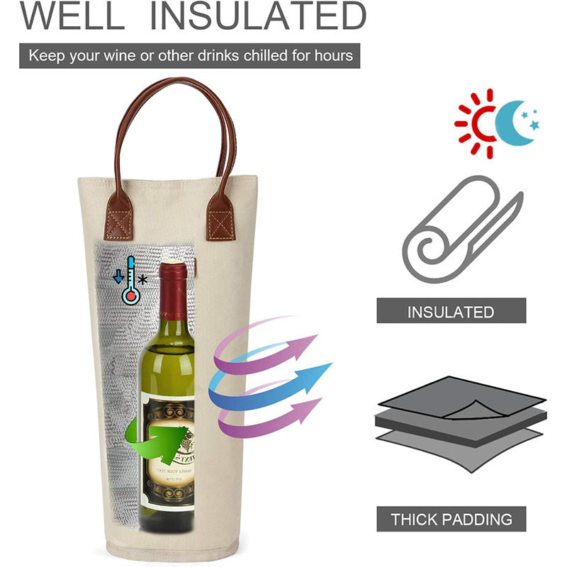 Damen Stilvolle Flaschenhaltertasche Brehn