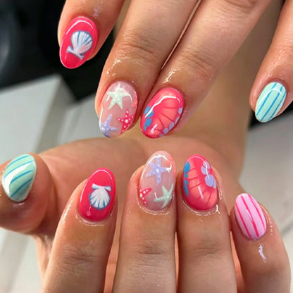 Kunstnägel mit maritimen Motiven Brehn