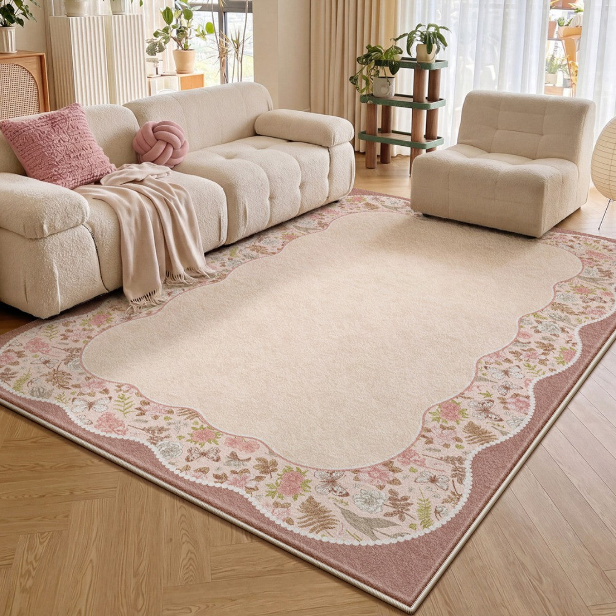 Floral Pattern Area Rug Brehn