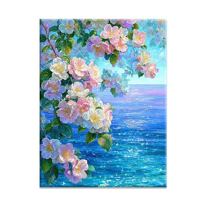 Florale Kunstleinwand Brehn