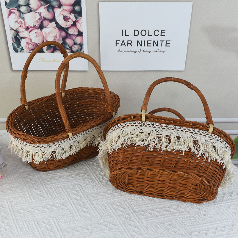 Stylischer Korb Picknickkorb Brehn