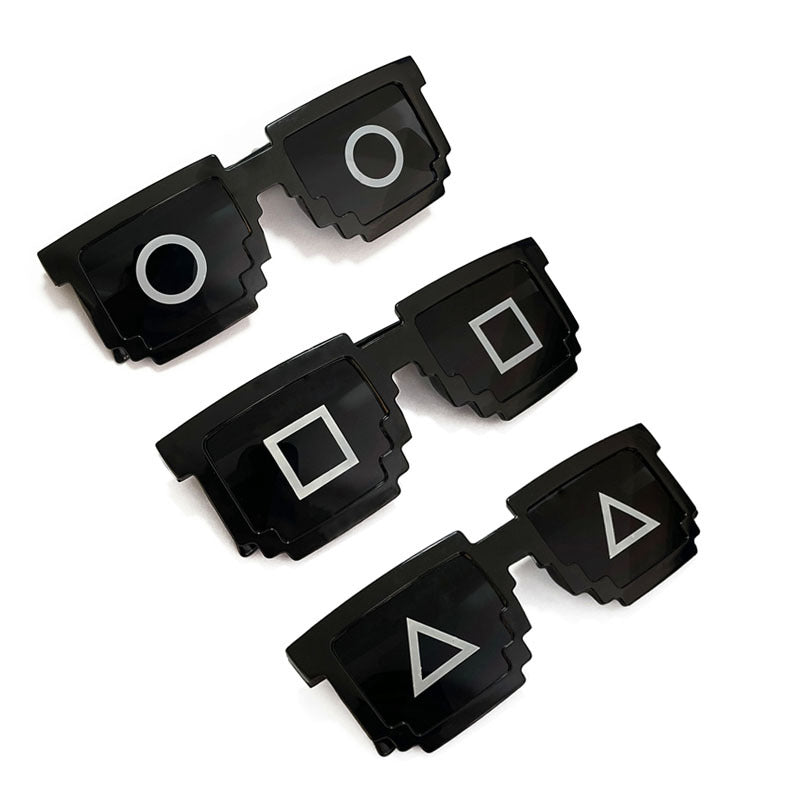 Fette geometrische Shield-Sonnenbrille Brehn