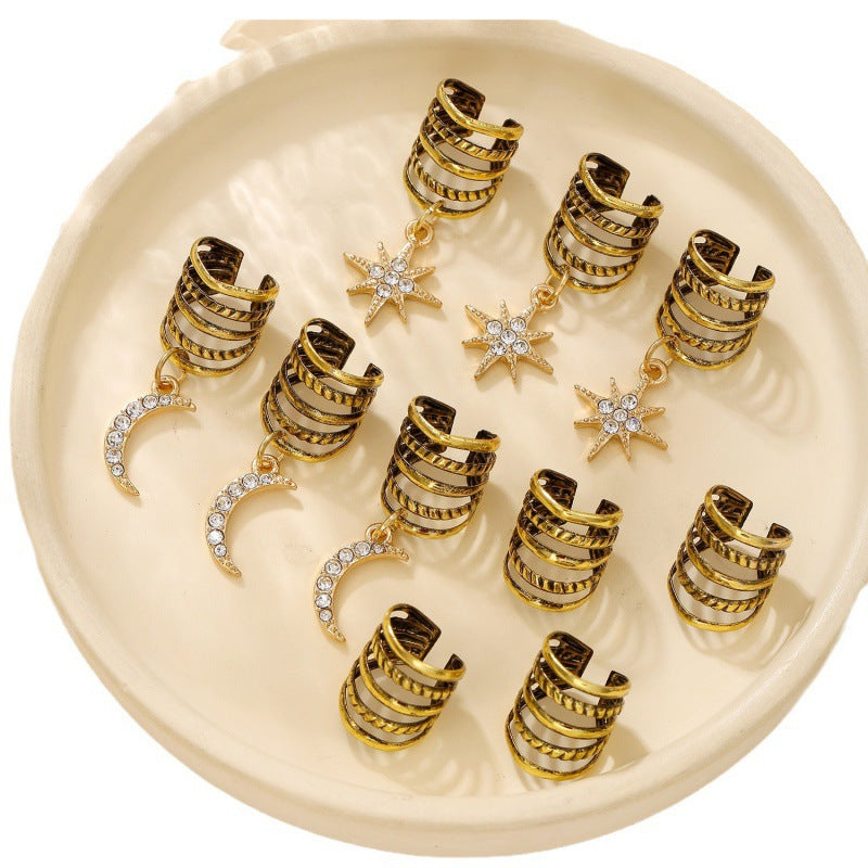 Stilvolle Haarclips mit Muschelmuster Brehn