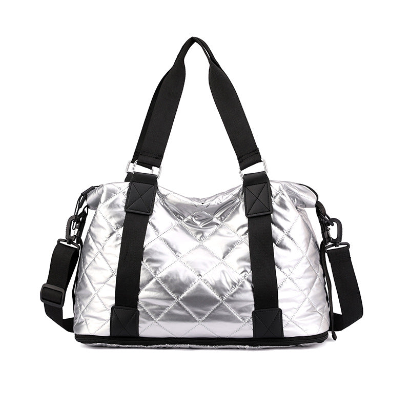 Stilvolle gesteppt Sport-Duffel-Tasche Brehn