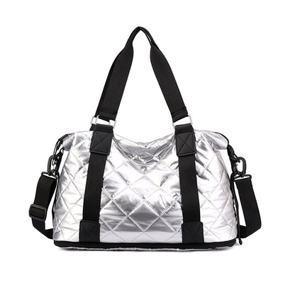 Stilvolle gesteppt Sport-Duffel-Tasche Brehn