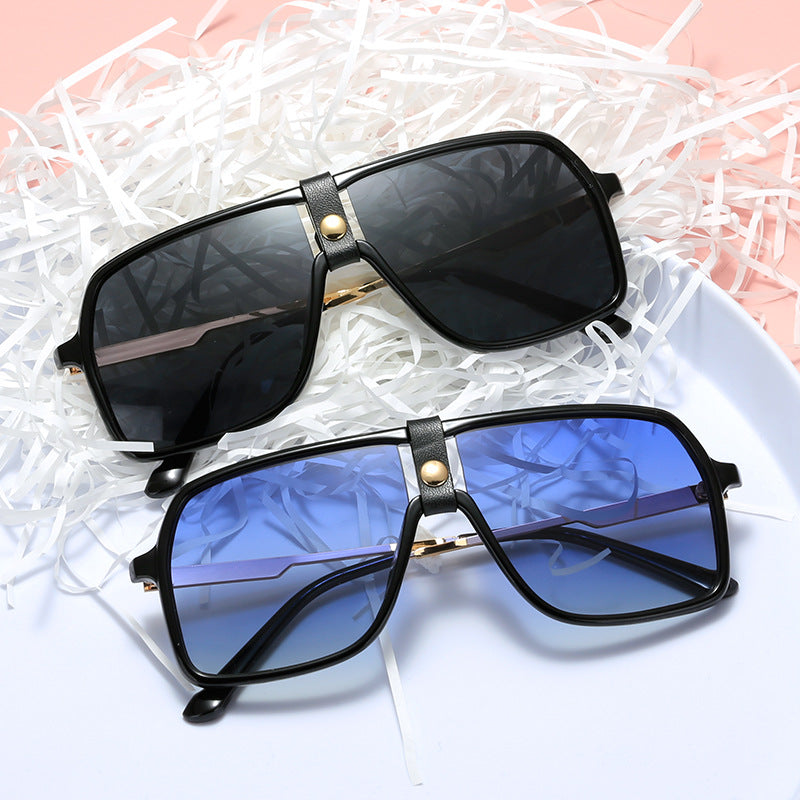 Damen Oversized Sonnenbrille mit modischem Rahmen und Sonnenbrillengläsern Brehn
