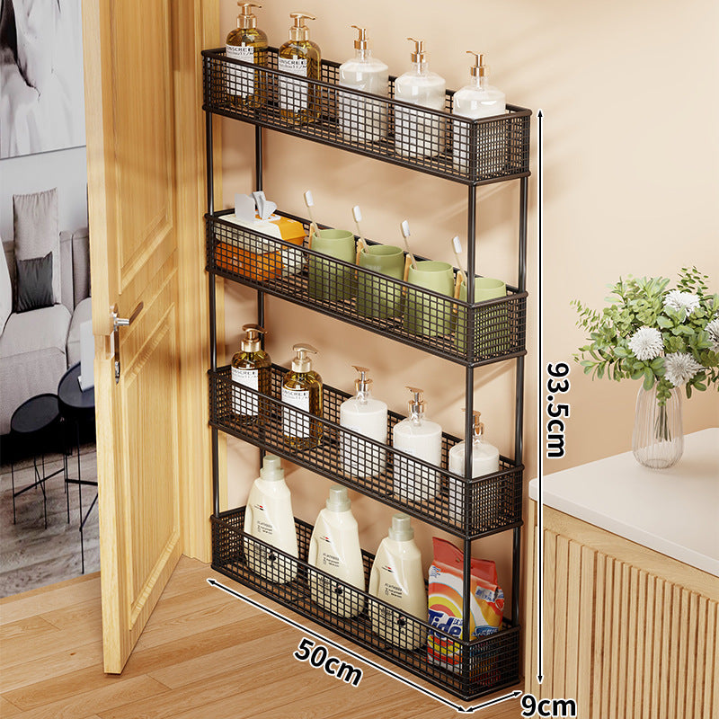 Slim Tür-Three-Tier Drahtgitter Aufbewahrungsorganisator