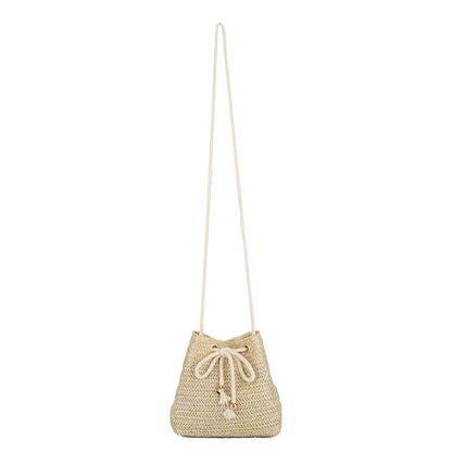 Bohemian-inspirierte gewebte Mini-Zugbandtasche Brehn
