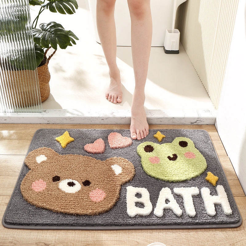 Plüsch-Hasen-Themen-Badematte Brehn