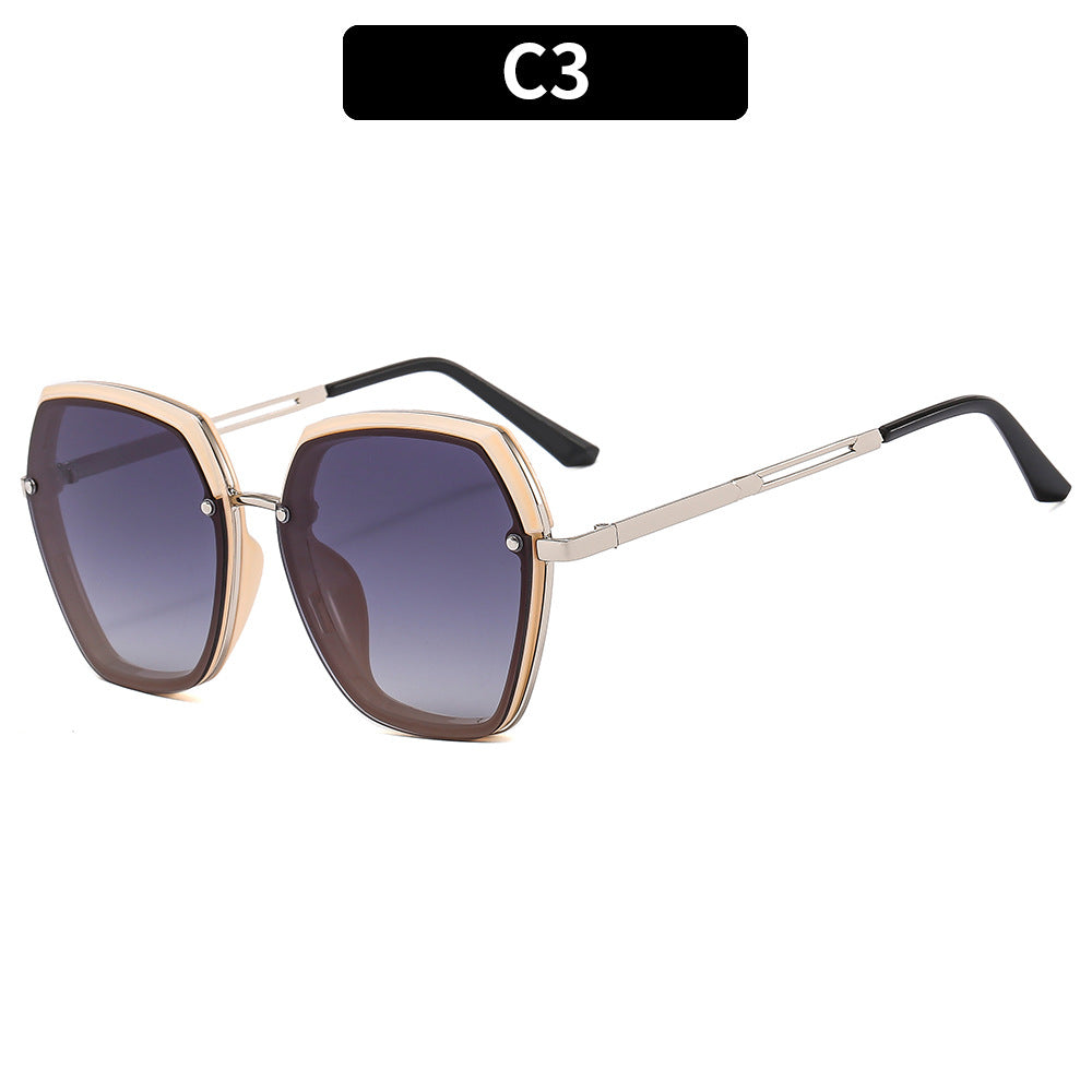 Designer Geometrische Rahmen Sonnenbrille