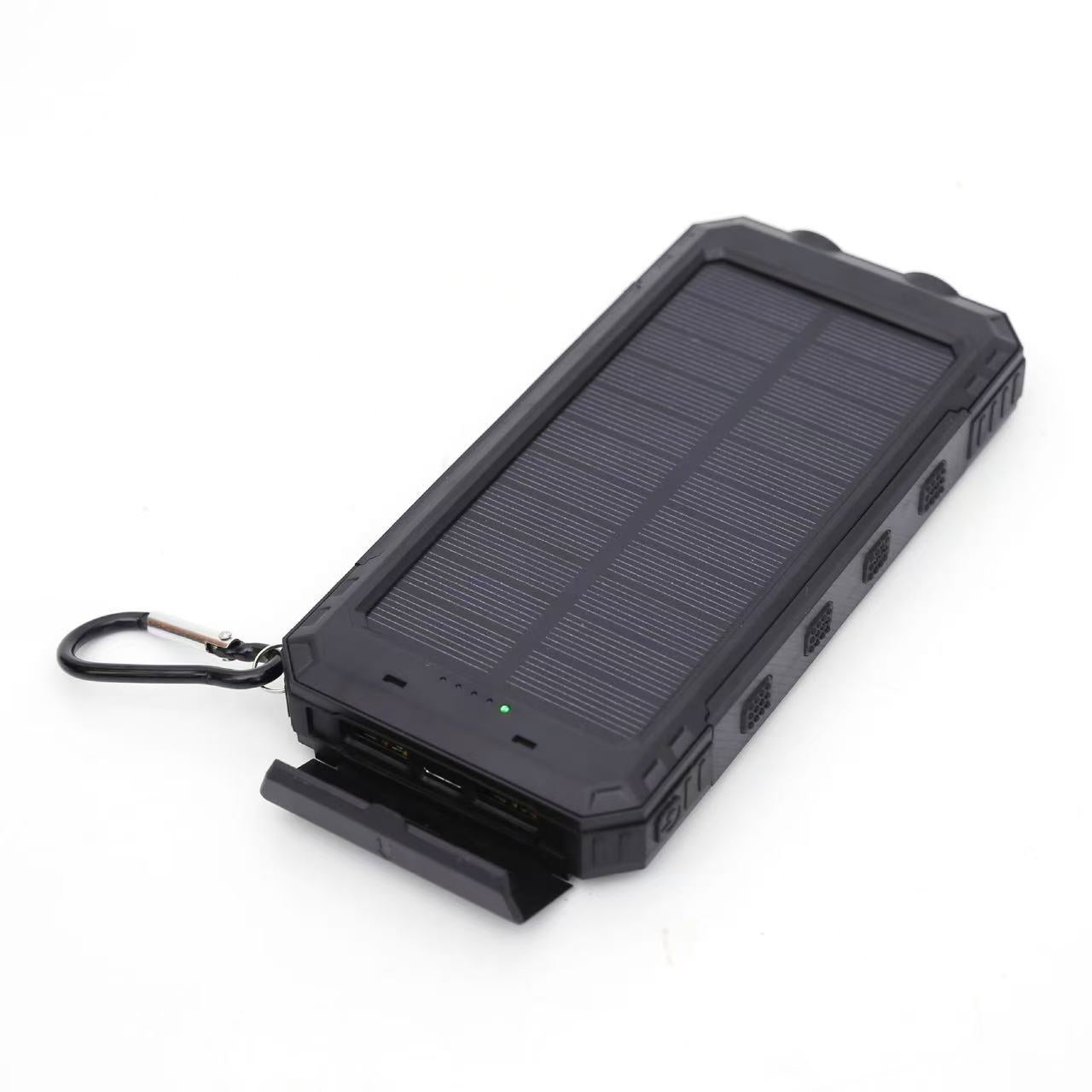 Hochleistungs-Solar-Powerbank mit Wasserdichtem Gehäuse und Mehreren Ladeanschlüssen Brehn