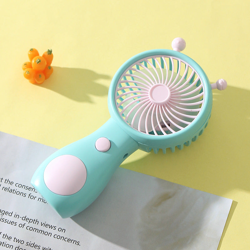 Damen Tragbarer Mini USB Ventilator mit Tier Löwen Design Brehn