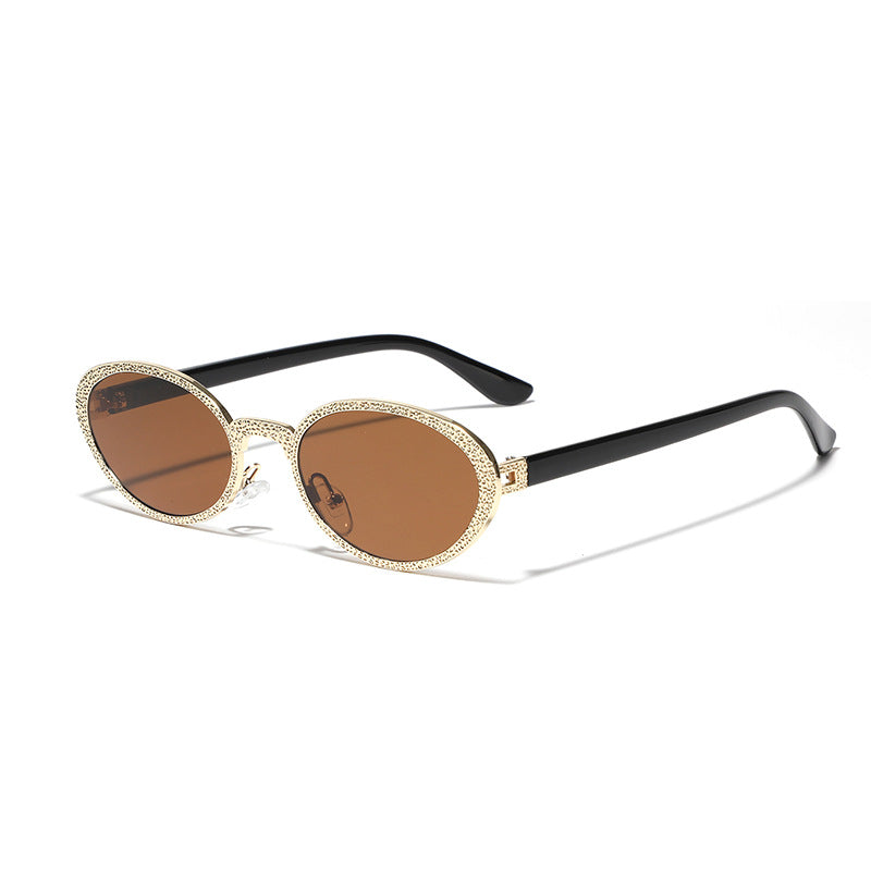 Damen Glamouröse Sonnenbrille mit funkelnder Rahmenverzierung Brehn