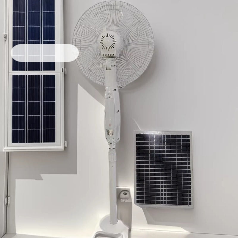 Unisex Solar-Betriebener Standventilator mit modernem Design und effizienter Luftzirkulation Brehn