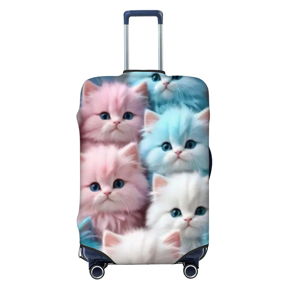 Unisex Hartschalenreisekoffer mit süßem Katzenmotiv Brehn