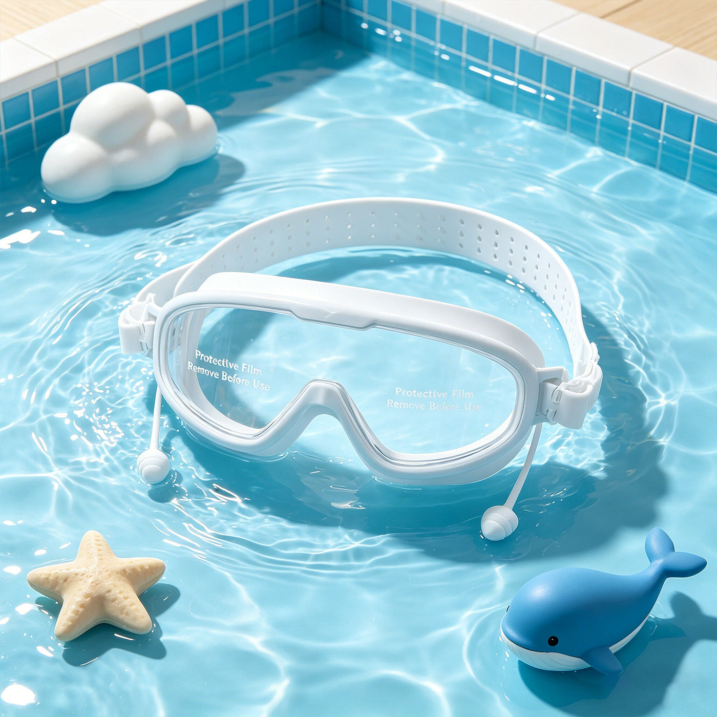 Kinder Komfort-Fit Schwimmbrille Brehn