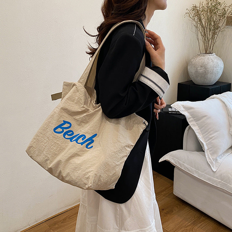 Geräumige Canvas-Shopper-Tasche Brehn