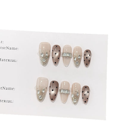 Glamourös Dekoratives Nagelkunst Set
