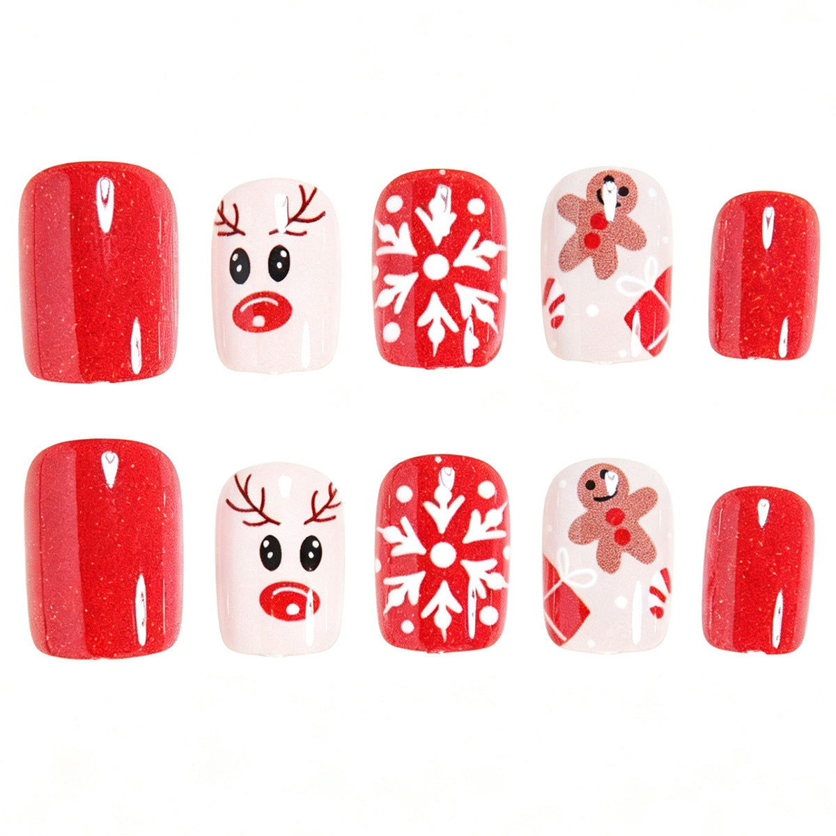 Festliches thematisiertes Press-On Nail Art Set Brehn 1788858489