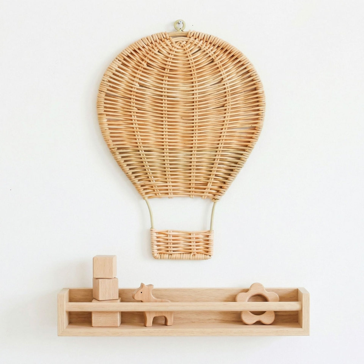 Wanddekoration im Heißluftballon-Design Brehn