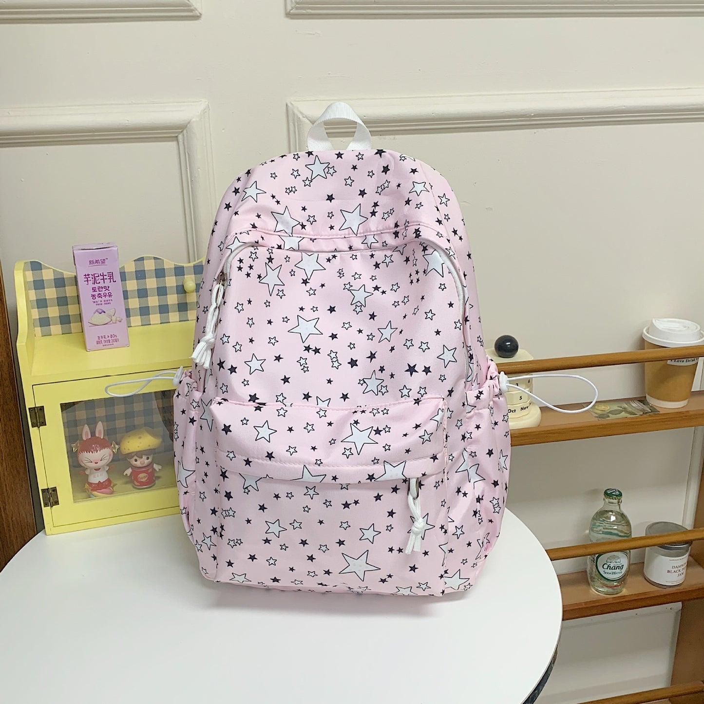 Rucksack mit Hochwertigem Sternenmuster und Multifunktionalen Fächern Brehn