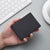Stylische Woven Leather Cardholder Brehn