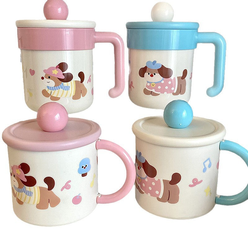 Kaffeebecher mit Verspieltem Hundemotiv Brehn
