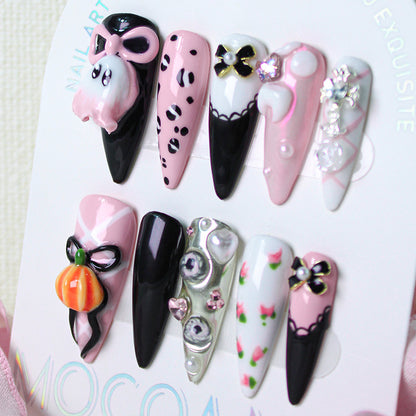 Kreatives Kunstnagelset mit einzigartigen Designs Brehn