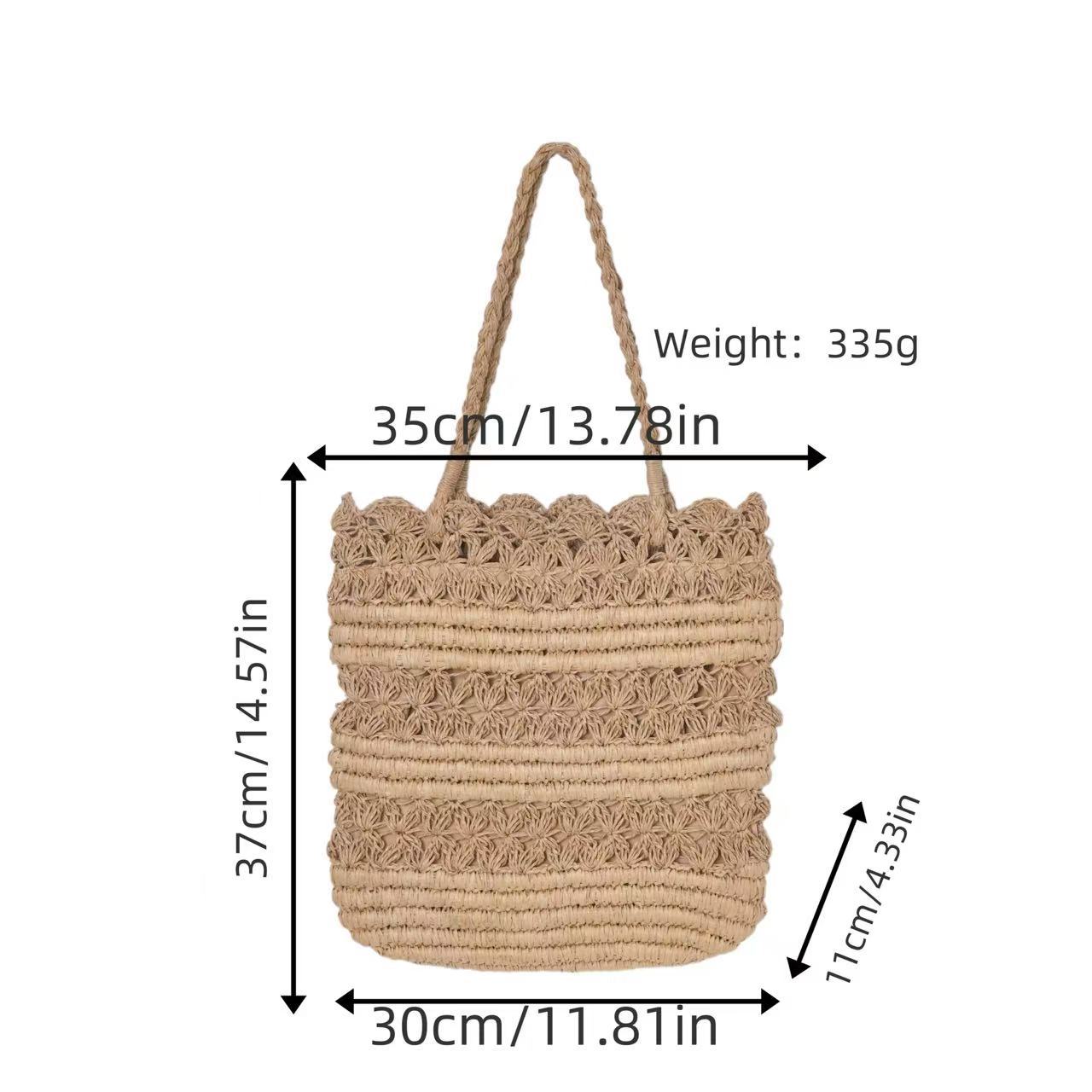 Strohhandtasche Brehn