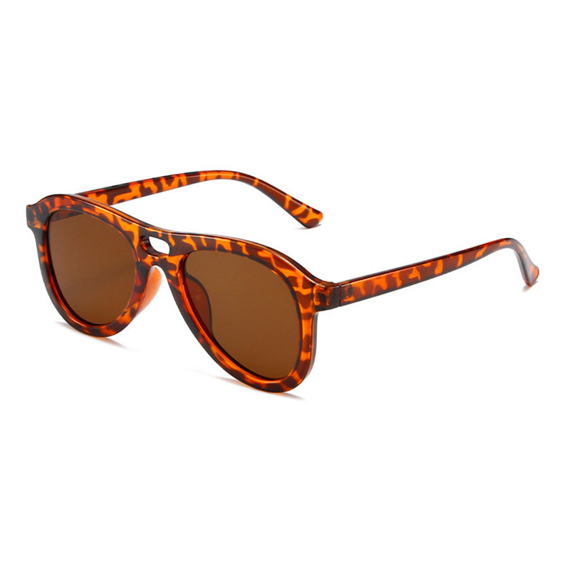 Damen modische Sonnenbrille mit einzigartigem Tiermuster Brehn