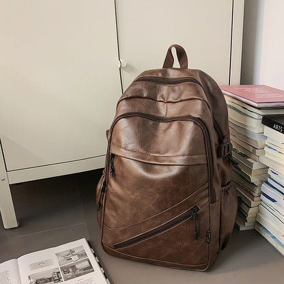 Premium Leder Laptop Rucksack Brehn