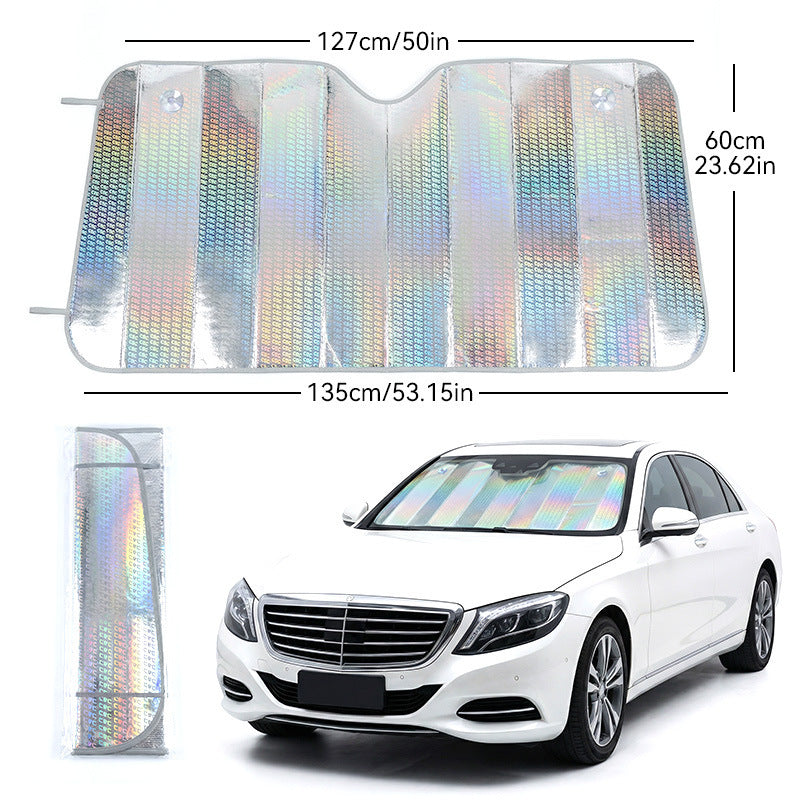 Unisex nan holografische faltbare Auto Sonnenschutzblende für Frontscheibe Brehn