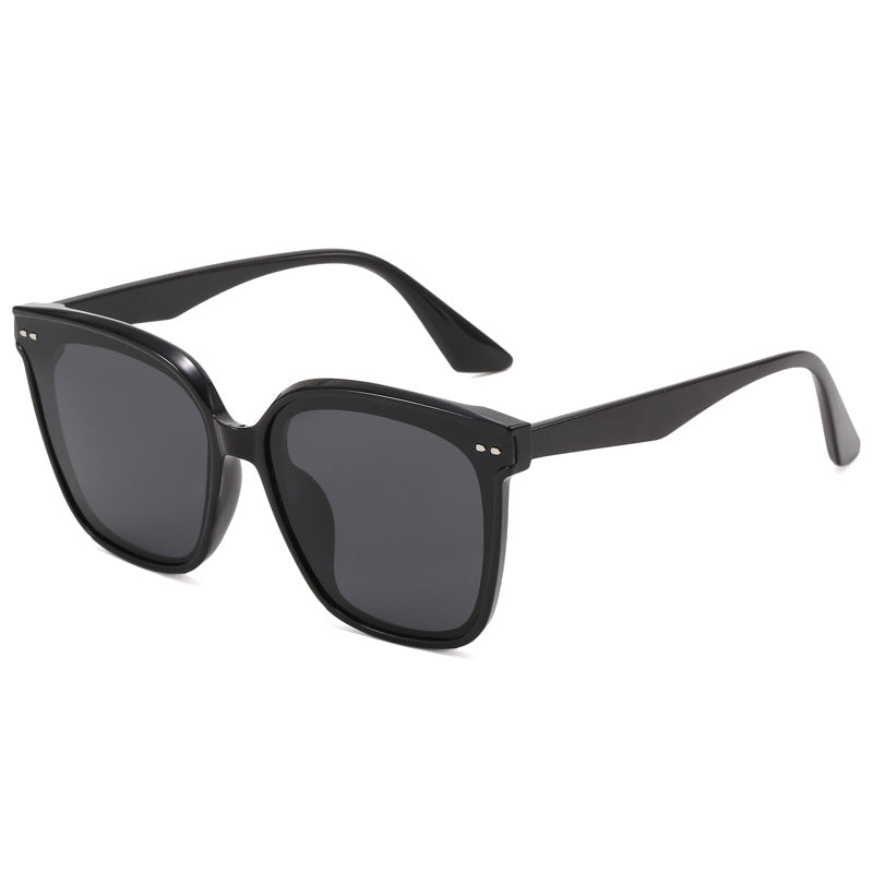 Damen geometrische Sonnenbrille mit luxuriösem Metallrahmen Brehn