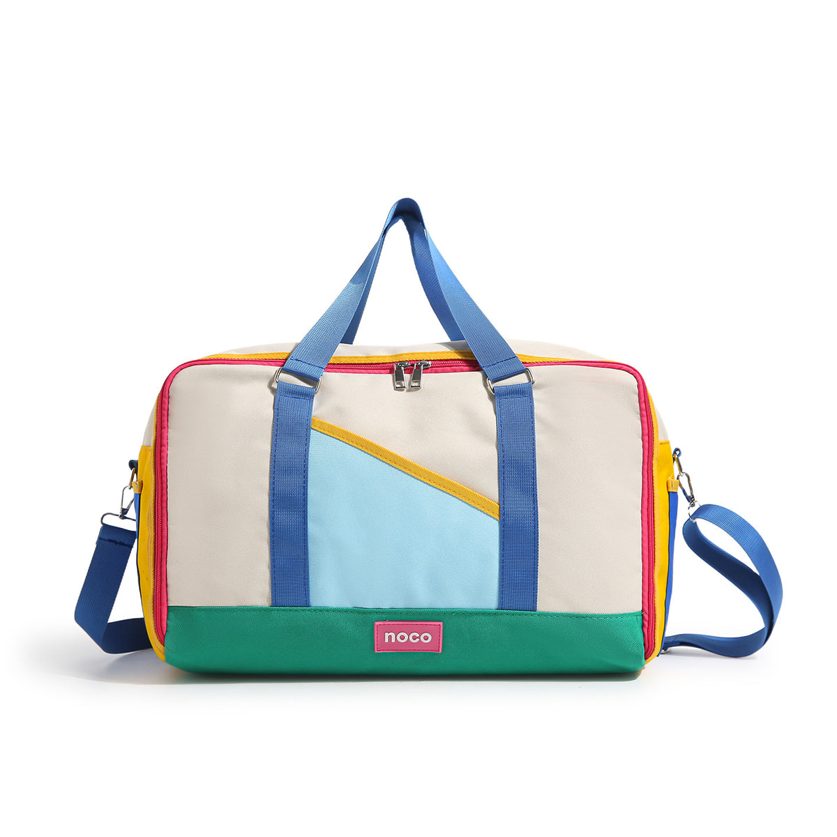 Farbblockierte Mehrzweck-Wochenend-Duffel