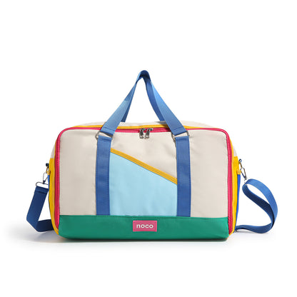 Farbblockierte Mehrzweck-Wochenend-Duffel