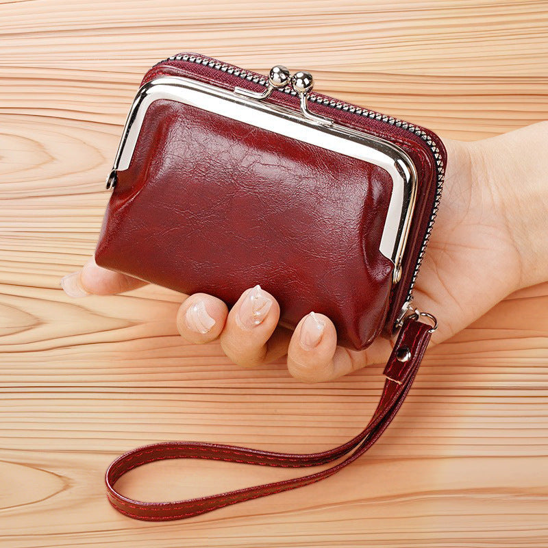 Vintage Leder Münzbeutel