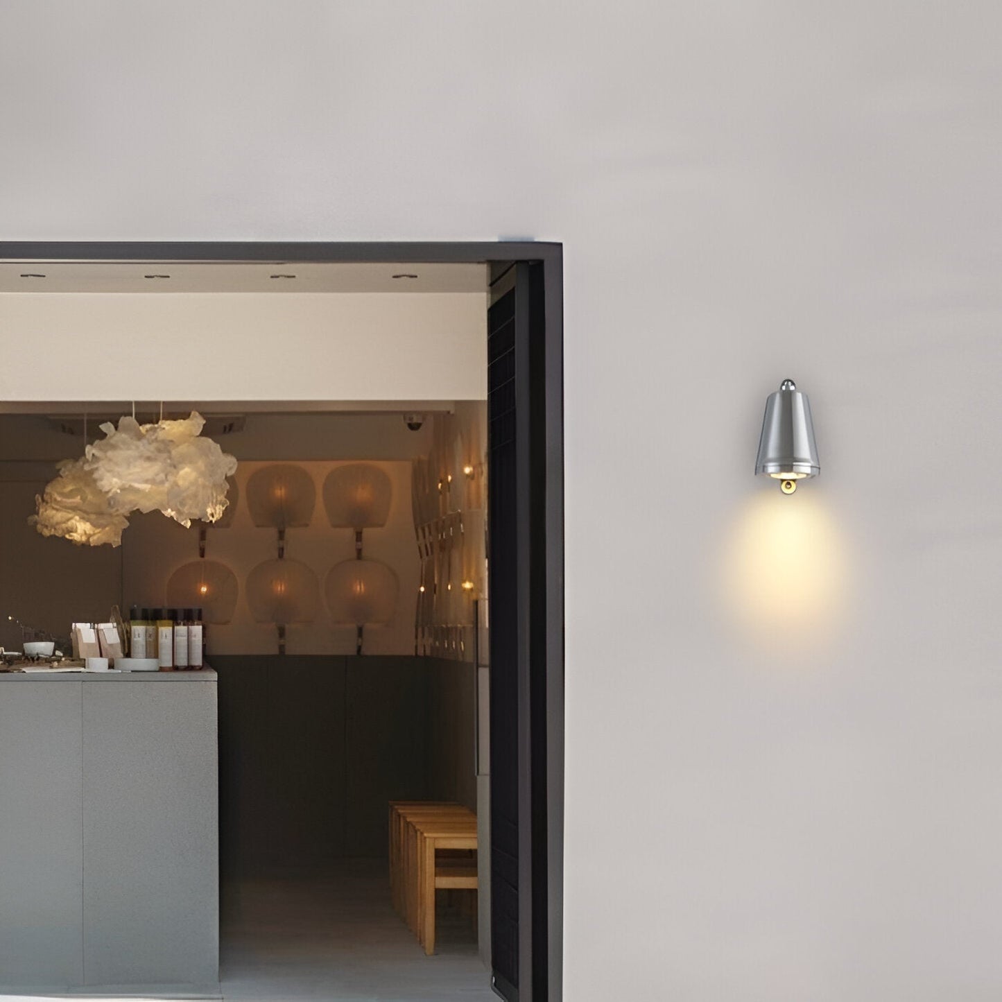 Brehn | Minimalistische LED Außenwandleuchte