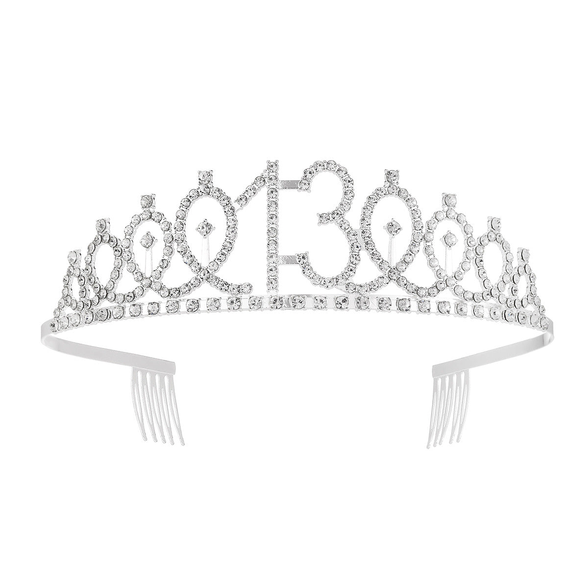 Damen Kristallverzierte Tiara mit elegantem Design Brehn