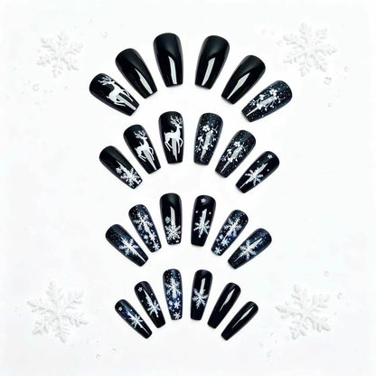 Winter-Themen 3D Nagelkunst Brehn