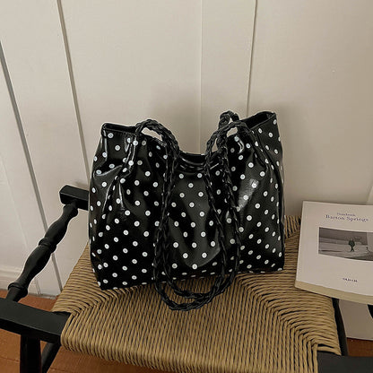 Polka-Dot-Muster-Handtasche