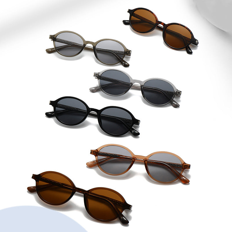 Damen modische Sonnenbrille mit geschwungenem Rahmen Brehn