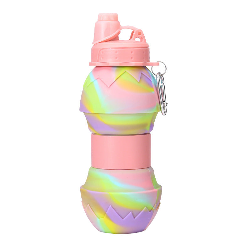 Damen 2-in-1 Silikon Trinkflasche Brehn