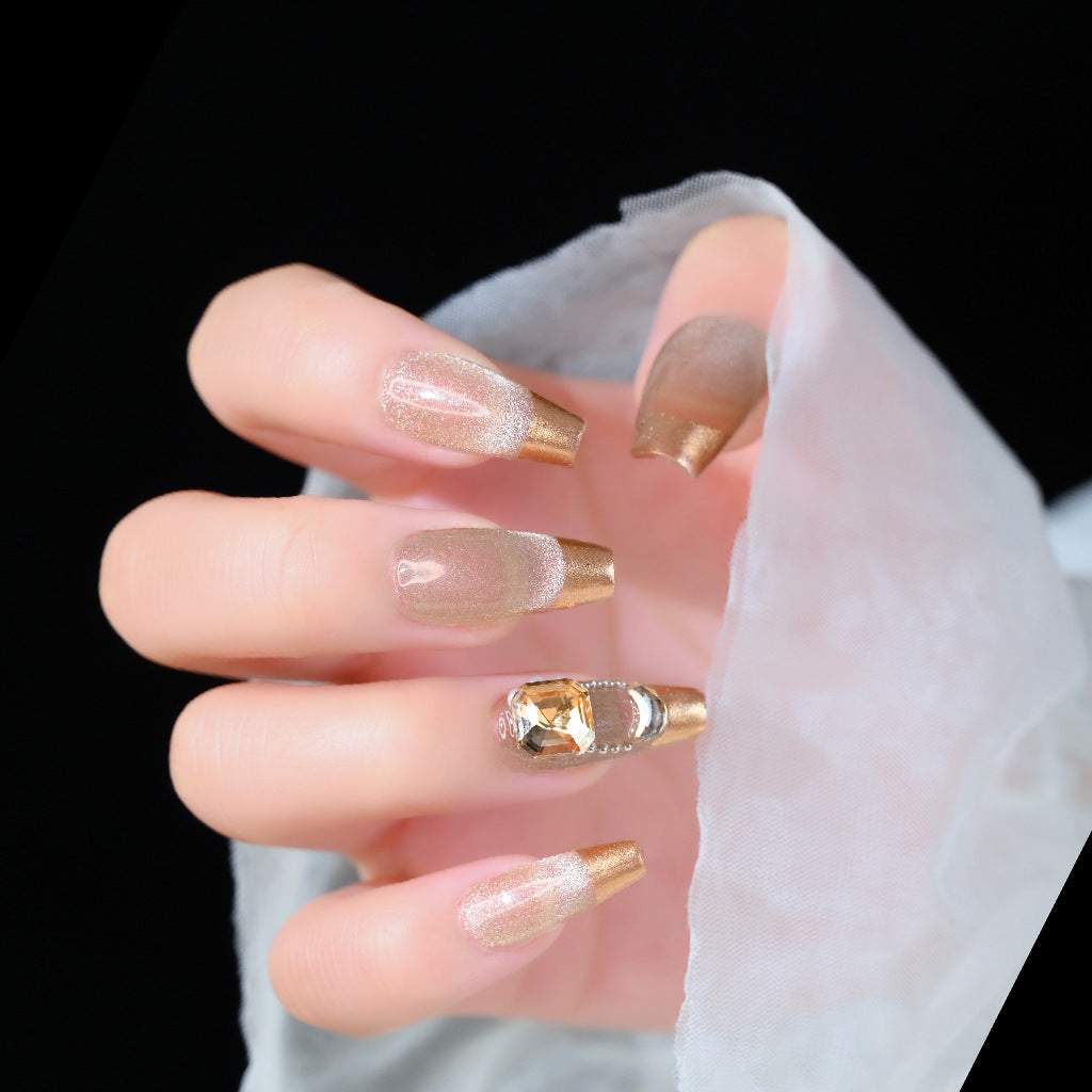 Premium Dekorativer Druck-On-Nagelset Brehn