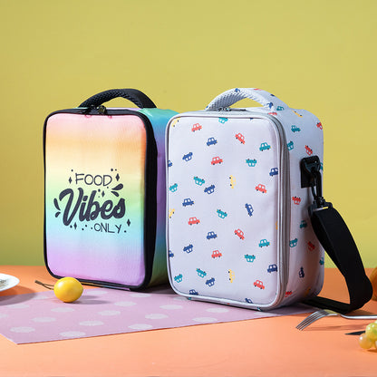 Isolierte Blumige Lunch Tasche