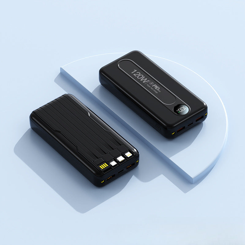Hochleistungs-Powerbank mit Digitalanzeige und Schnellladefunktion Brehn