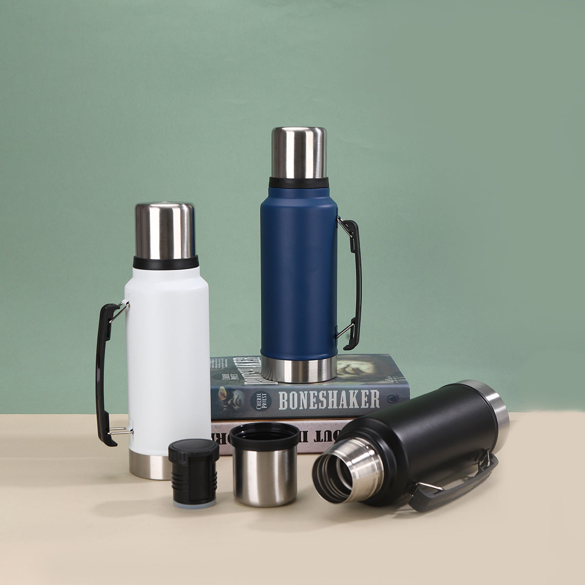 Unisex Isolierte Edelstahl-Wasserflasche mit Tragegriff Brehn